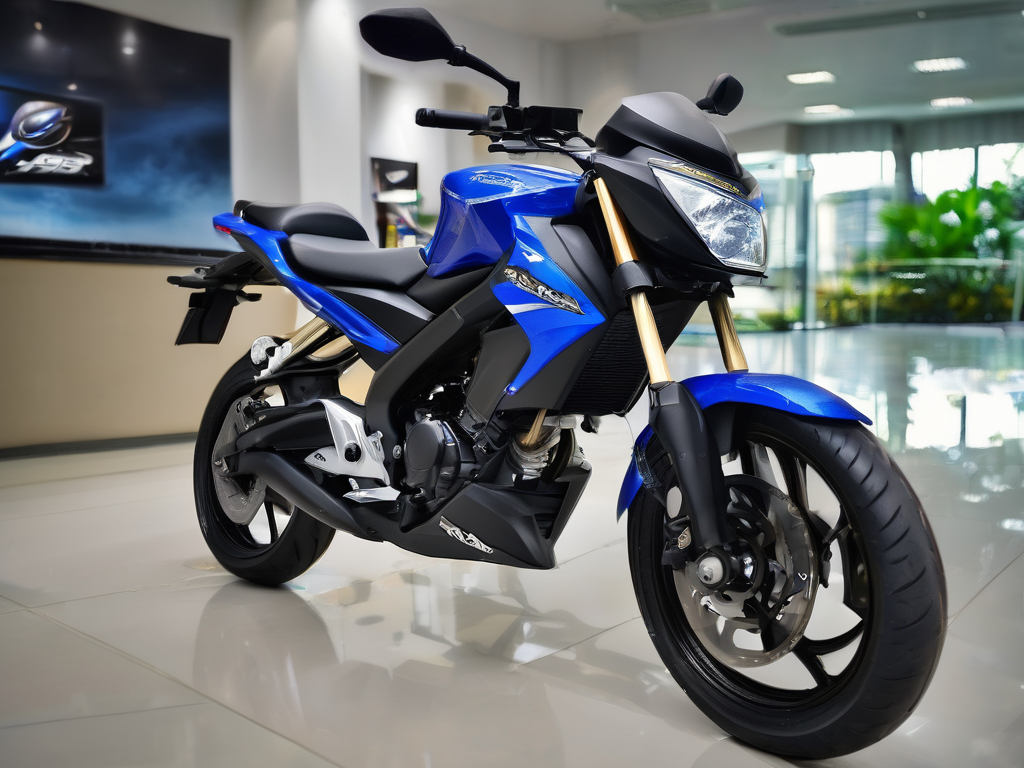 Rouser NS200 lateral derecho